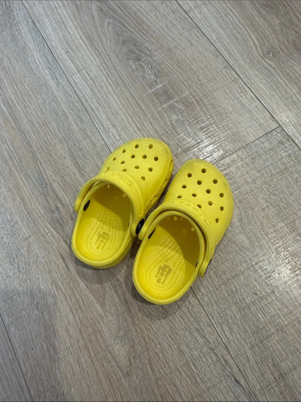 CROCS Kids Classic Clog in Yellow